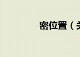 密位置（关于密位置介绍）