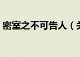 密室之不可告人（关于密室之不可告人介绍）
