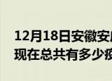 12月18日安徽安庆疫情最新数据今天及安庆现在总共有多少疫情
