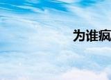 为谁疯狂的电视剧？