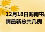 12月18日海南屯昌疫情最新数量及屯昌土疫情最新总共几例