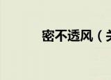 密不透风（关于密不透风介绍）
