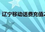辽宁移动话费充值200（辽宁移动话费查询）