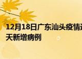 12月18日广东汕头疫情近期数据今天及汕头疫情最新消息今天新增病例