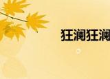狂澜狂澜（狂澜的拼音）