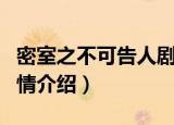 密室之不可告人剧情（关于密室之不可告人剧情介绍）