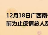 12月18日广西南宁疫情新增确诊数及南宁目前为止疫情总人数
