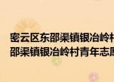 密云区东邵渠镇银冶岭村青年志愿者服务队（关于密云区东邵渠镇银冶岭村青年志愿者服务队介绍）