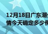 12月18日广东潮州目前疫情是怎样及潮州疫情今天确定多少例了