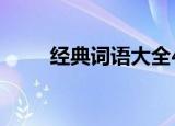 经典词语大全4字霸气（经典词语）