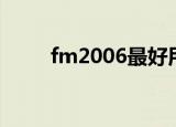 fm2006最好用的球员（fm2006）