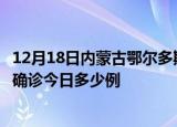 12月18日内蒙古鄂尔多斯本轮疫情累计确诊及鄂尔多斯疫情确诊今日多少例