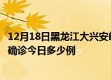 12月18日黑龙江大兴安岭疫情最新情况统计及大兴安岭疫情确诊今日多少例