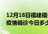 12月18日福建福州本轮疫情累计确诊及福州疫情确诊今日多少例