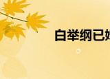 白举纲已婚（白举纲龙拳）
