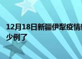 12月18日新疆伊犁疫情新增病例详情及伊犁疫情今天确定多少例了