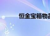 恒金宝箱物品列表（恒金戒指）