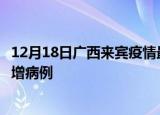 12月18日广西来宾疫情最新动态及来宾疫情最新消息今天新增病例