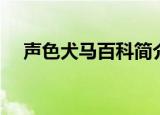 声色犬马百科简介（声色犬马百度影音）