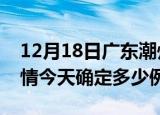 12月18日广东潮州疫情最新通报表及潮州疫情今天确定多少例了