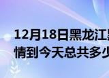 12月18日黑龙江黑河疫情最新通报及黑河疫情到今天总共多少例