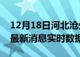 12月18日河北沧州最新发布疫情及沧州疫情最新消息实时数据