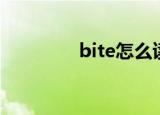 bite怎么读（bite怎么读）