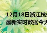 12月18日浙江杭州疫情今天最新及杭州疫情最新实时数据今天