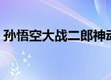 孙悟空大战二郎神动画（孙悟空大战二郎神）