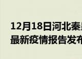 12月18日河北秦皇岛最新疫情状况及秦皇岛最新疫情报告发布