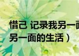 惜己 记录我另一面的生活说说（惜己 记录我另一面的生活）