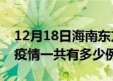 12月18日海南东方疫情最新确诊数及东方的疫情一共有多少例