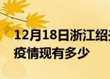 12月18日浙江绍兴疫情近期公布数据及绍兴疫情现有多少