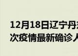 12月18日辽宁丹东疫情总共多少例及丹东此次疫情最新确诊人数