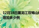 12月18日黑龙江双鸭山疫情最新状况今天及双鸭山疫情今天增加多少例