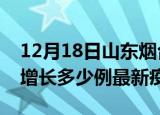 12月18日山东烟台最新疫情状况及烟台今天增长多少例最新疫情