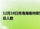 12月18日青海海南州疫情新增确诊数及海南州目前为止疫情总人数