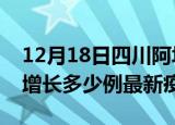 12月18日四川阿坝最新疫情状况及阿坝今天增长多少例最新疫情