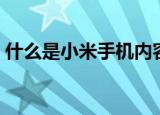 什么是小米手机内容安全（什么是小米手机）