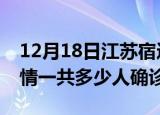 12月18日江苏宿迁目前疫情是怎样及宿迁疫情一共多少人确诊了