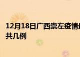 12月18日广西崇左疫情最新数据消息及崇左本土疫情最新总共几例