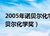 2005年诺贝尔化学奖的主要贡献（2005年诺贝尔化学奖）