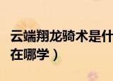 云端翔龙骑术是什么（魔兽世界云端翔龙骑术在哪学）