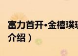 富力首开·金禧璞瑅（关于富力首开·金禧璞瑅介绍）