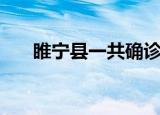 睢宁县一共确诊多少例（睢宁怎么读）