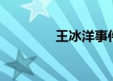 王冰洋事件（王冰洋吸毒）