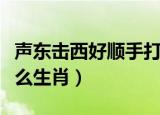 声东击西好顺手打一生肖（声东击西巧计策什么生肖）