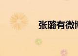 张璐有微博么（张璐微博）