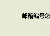 邮箱编号怎么写（邮箱编号）