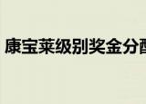 康宝莱级别奖金分配制度（康宝莱奖金制度）
